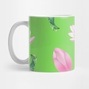 Hong Kong Lotus Vivid Lime Green - Yoga Calm Vibe Mug